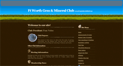 Desktop Screenshot of fortworthgemandmineralclub.org