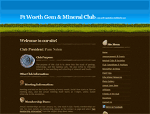 Tablet Screenshot of fortworthgemandmineralclub.org